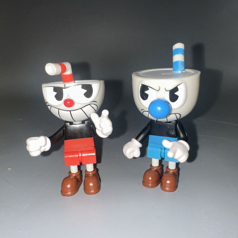 McFarlane Toys Cuphead/Mugman Buildable Figure from Chaotic Casino Construction